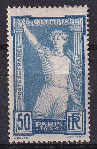 TIMBRE FRANCE NEUF N° 186 jeux olympiques de Paris