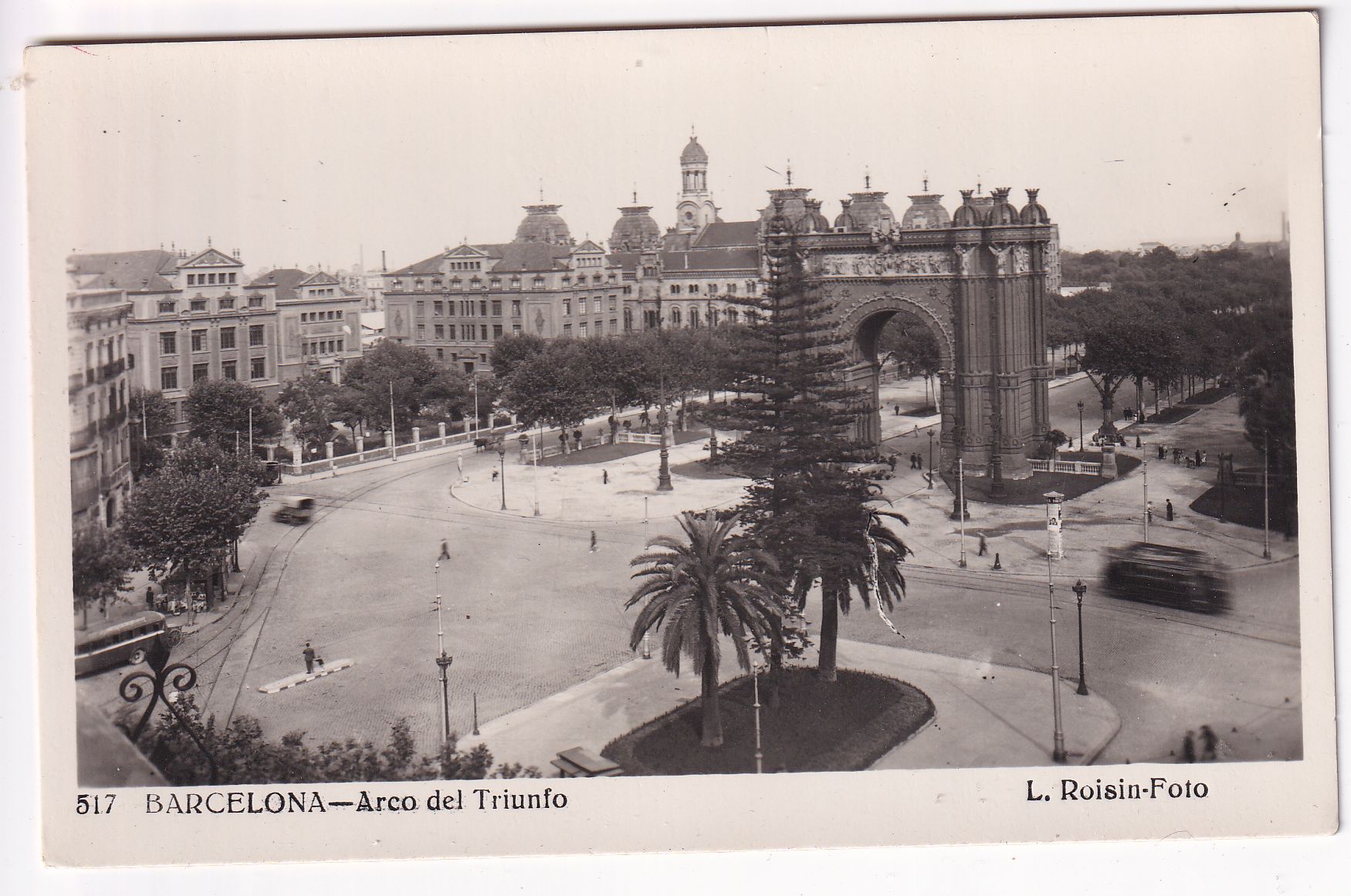 Carte Postale Espagne Barcelone Arco del Triunfo