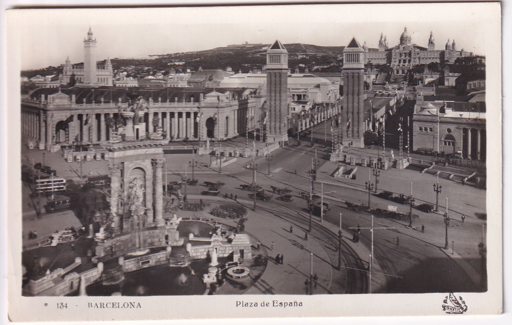 Carte Postale Espagne Barcelone Plaza de Espana