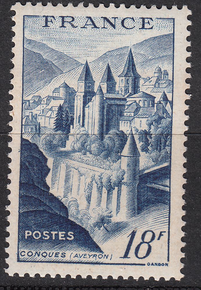 FRANCE TIMBRE NEUF N° 805 Abbaye de Conques