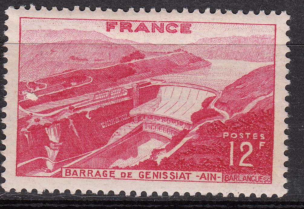 FRANCE TIMBRE NEUF N° 817 Barrage de Génissiat