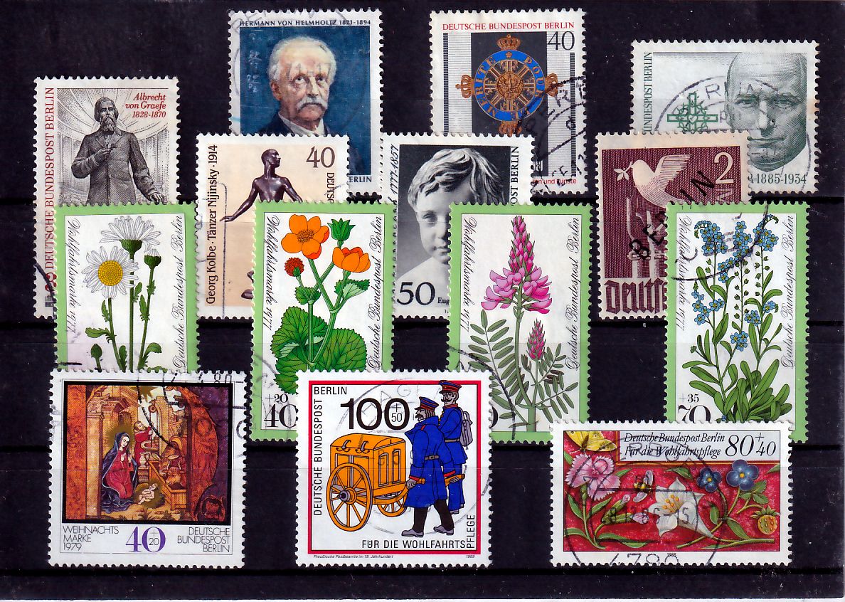 Lot de timbres Berlin Allemagne divers sujet