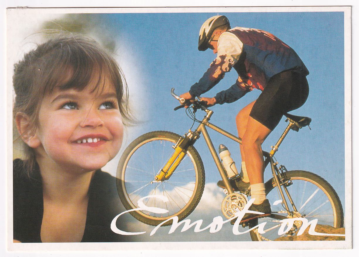 Carte Postale entier postale vélo VTT émotion