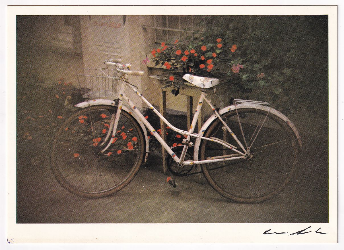 Carte Postale vélo les bicyclettes de Carlos Spaventa le vélo enchante