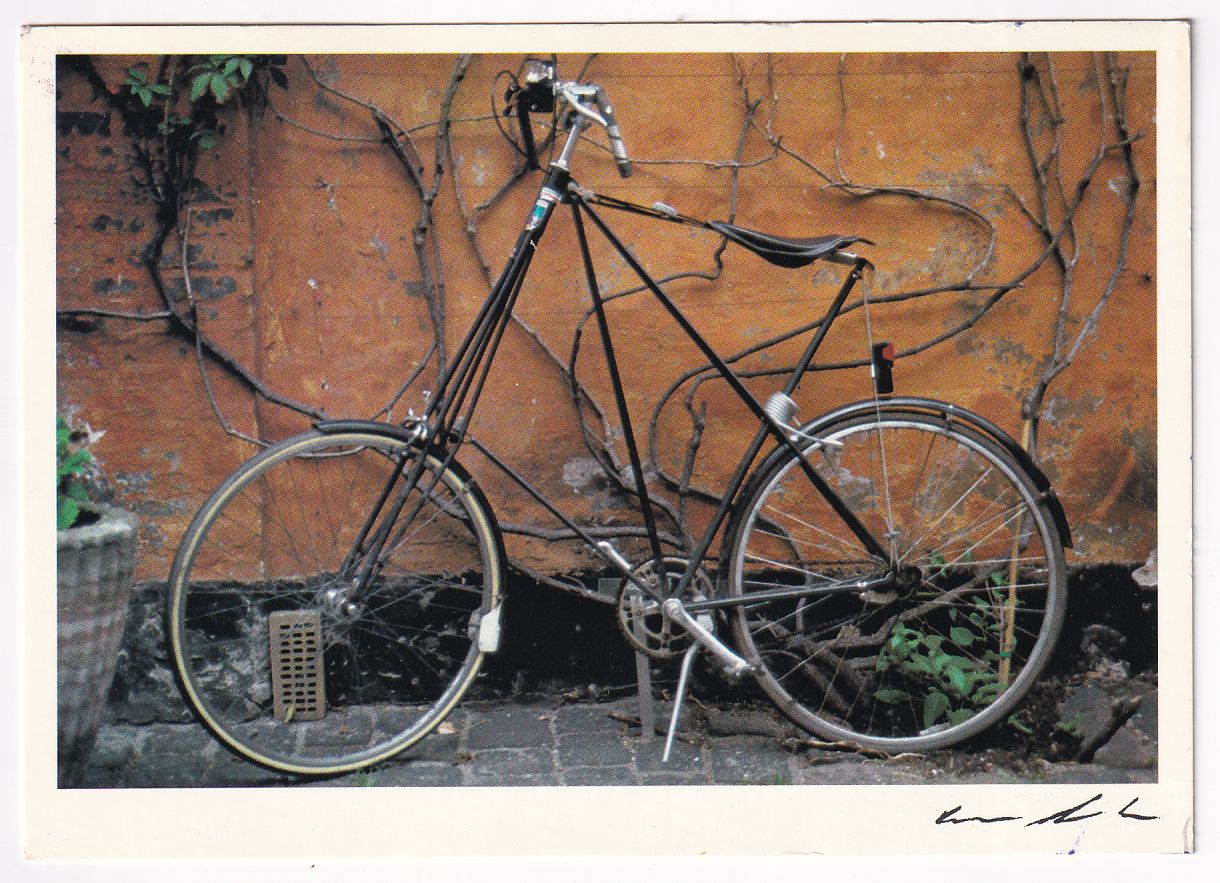 Carte Postale vélo les bicyclettes de Carlos Spaventa quelle bicyclette