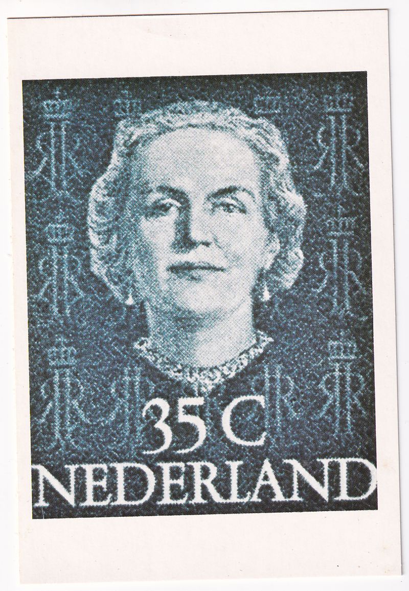 Carte Postale représentant le timbre pays bas n° 518