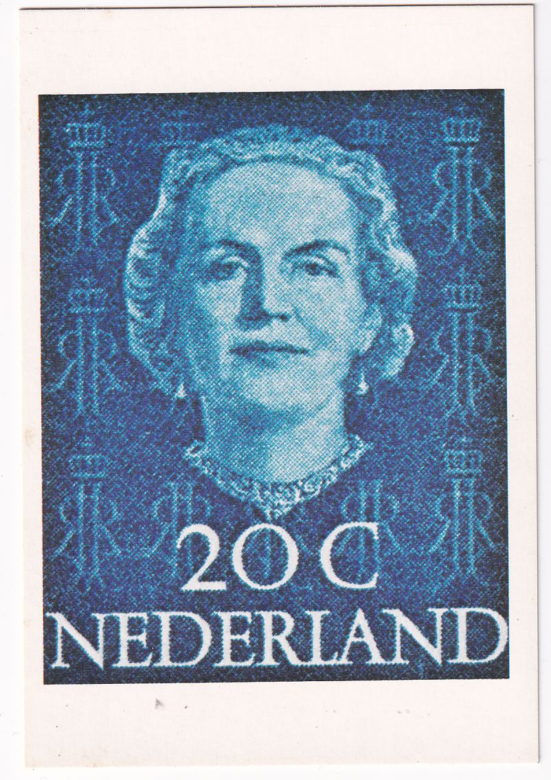 Carte Postale représentant le timbre pays bas n° 515