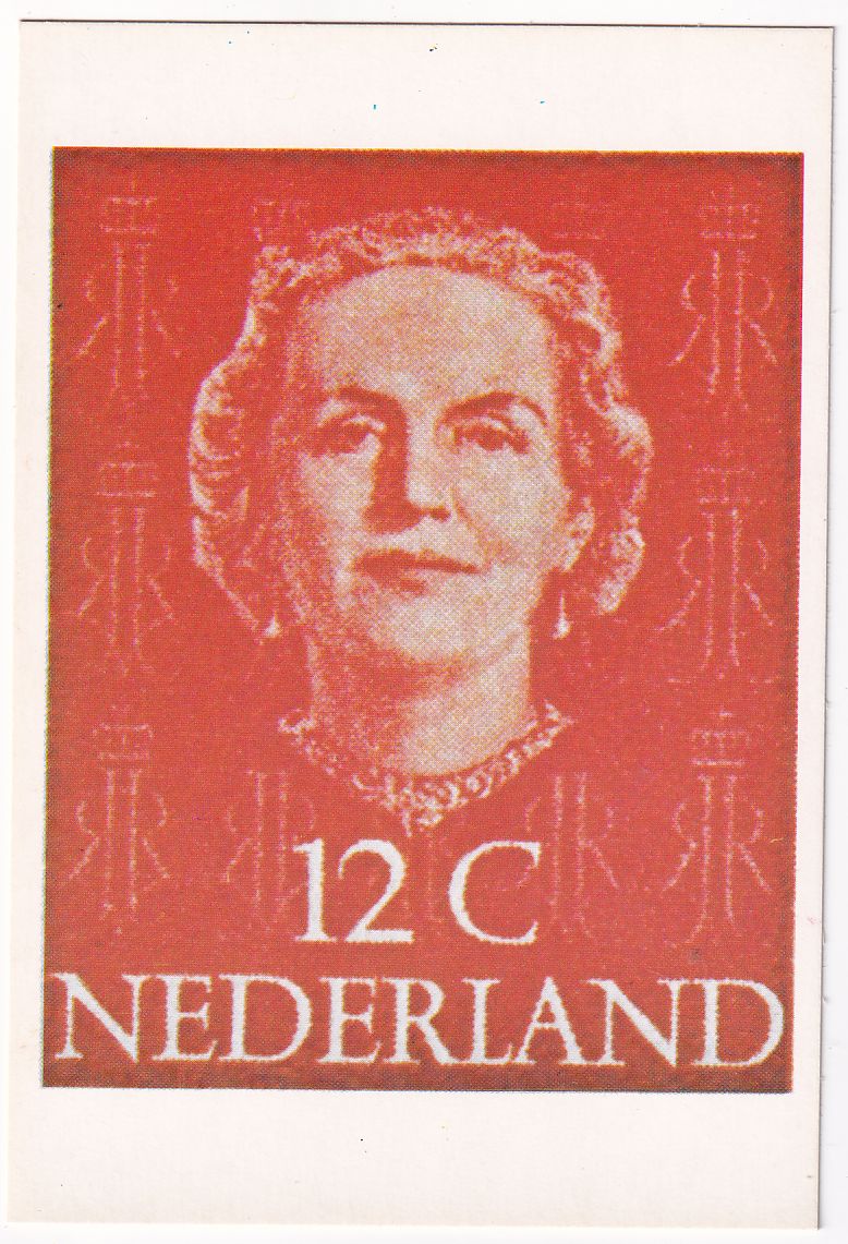 Carte Postale représentant le timbre pays bas n° 514