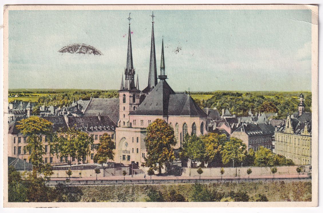 Carte postale Luxembourg la cathédrale