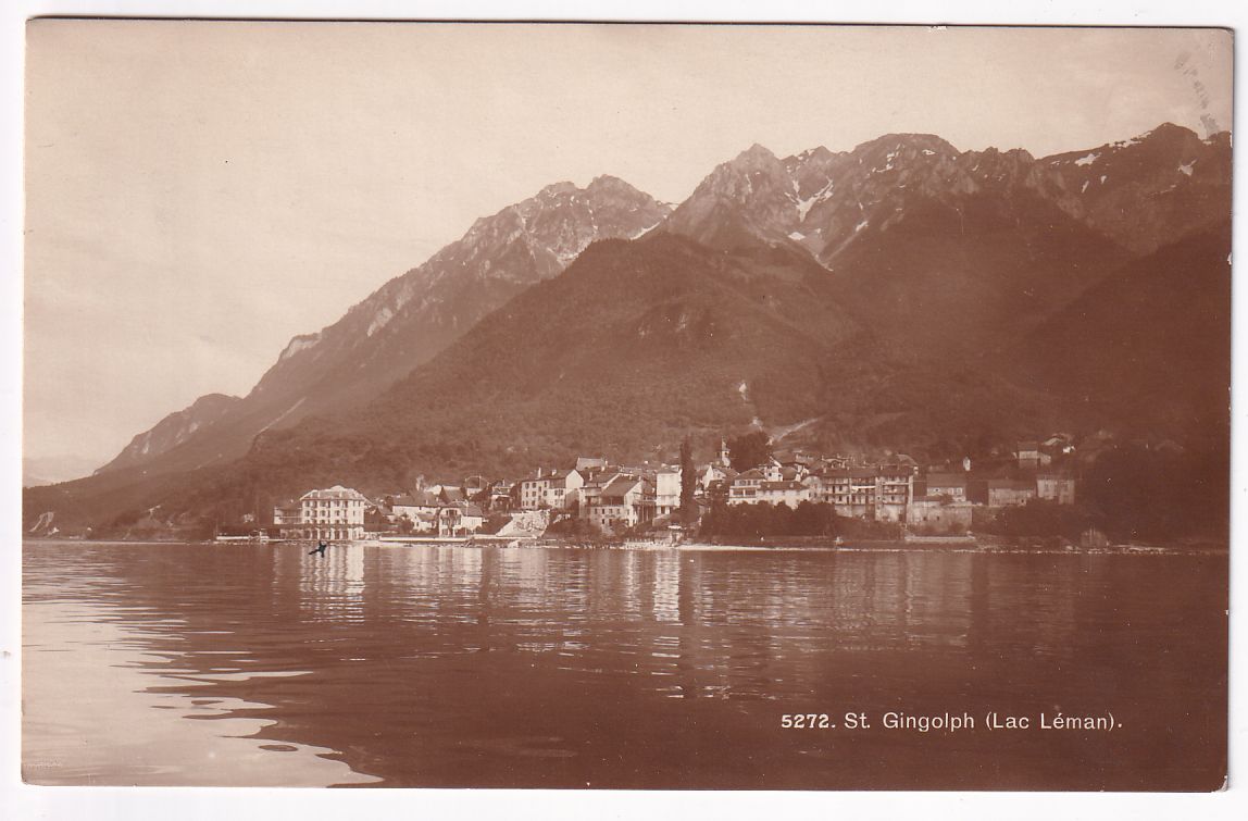 Carte postale Saint Gingolph lac Léman