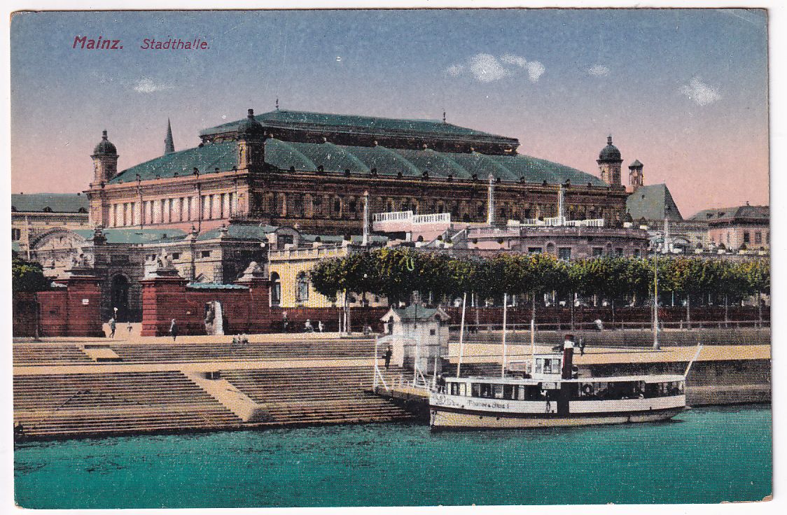 Carte postale Allemagne Mainz stadthalie