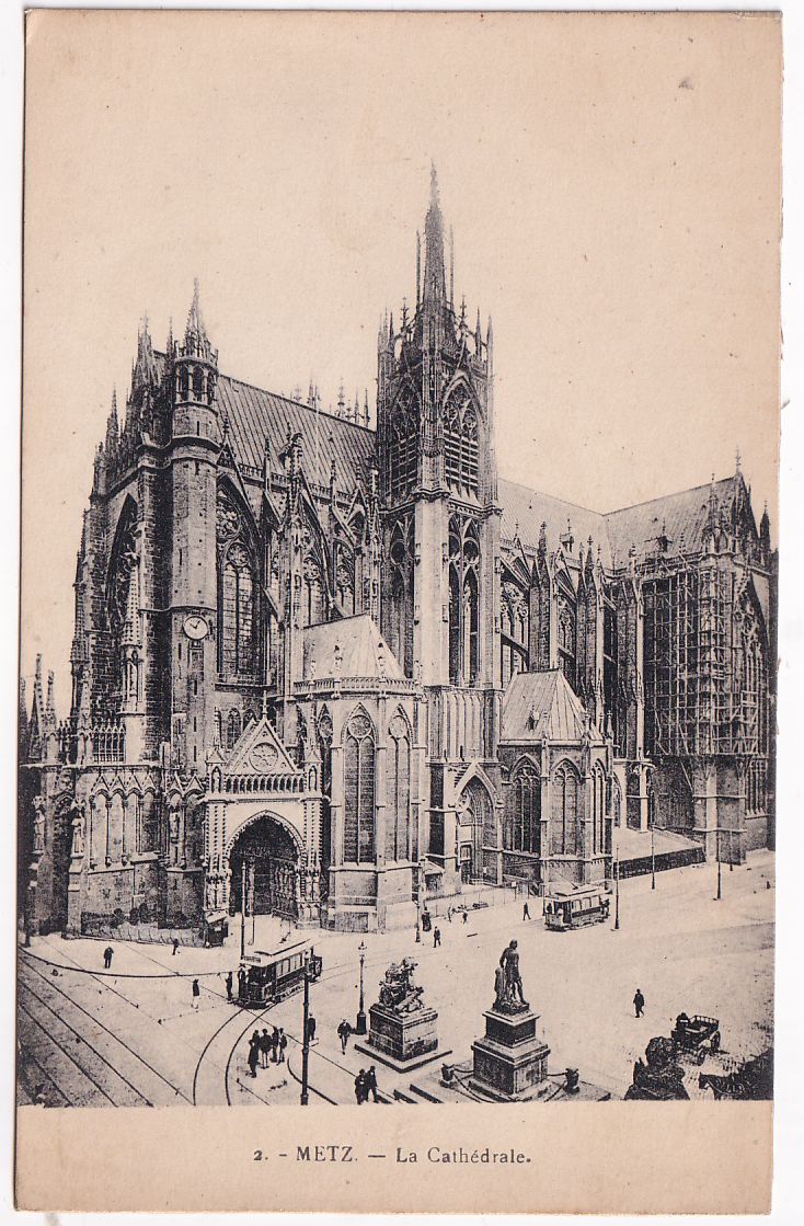 Carte postale Metz la cathédrale