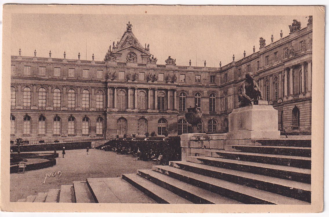 Carte postale Versailles Aile nord du château