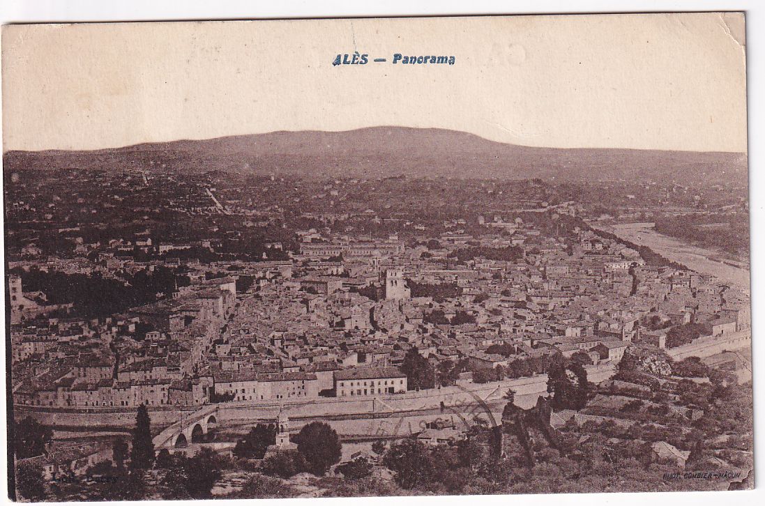 Carte postale Ales panorama