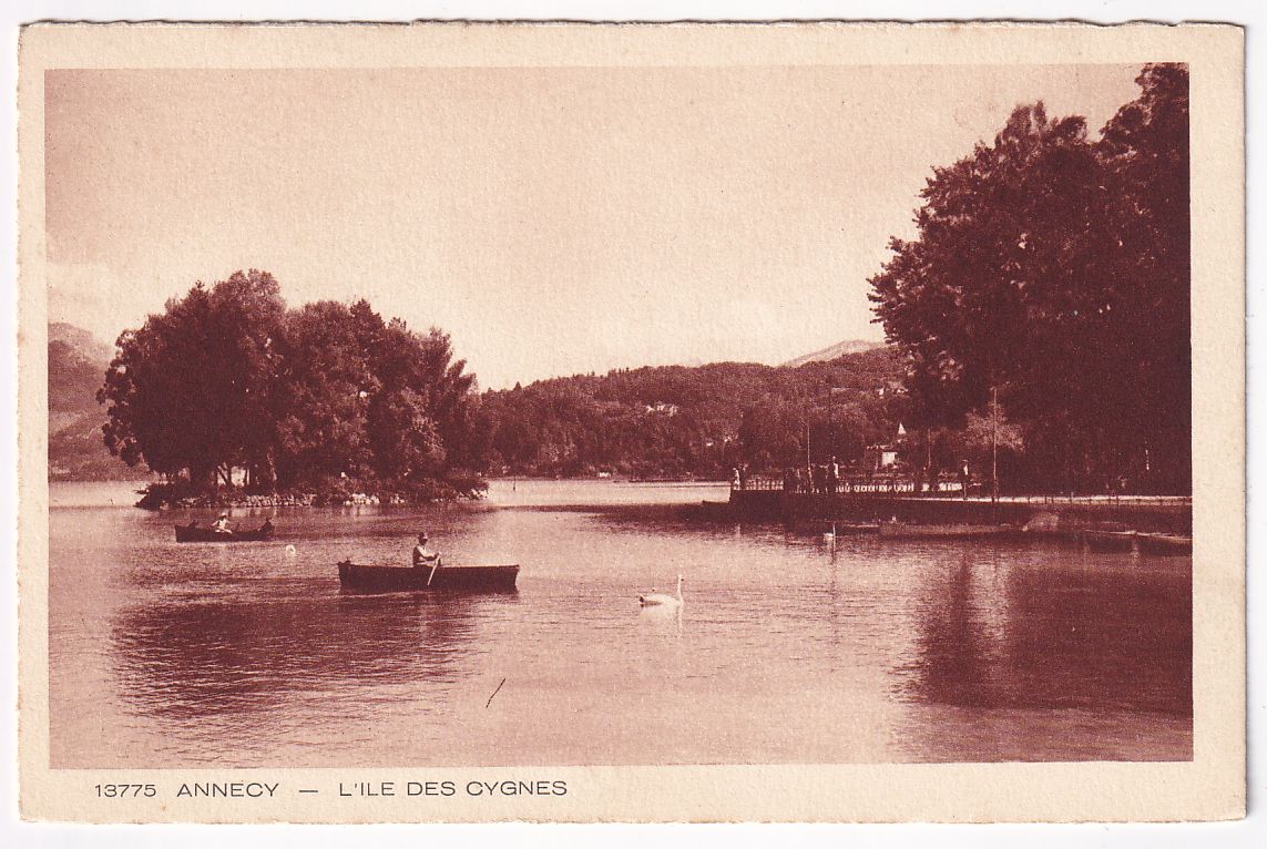 Carte postale Annecy l ile des cygnes