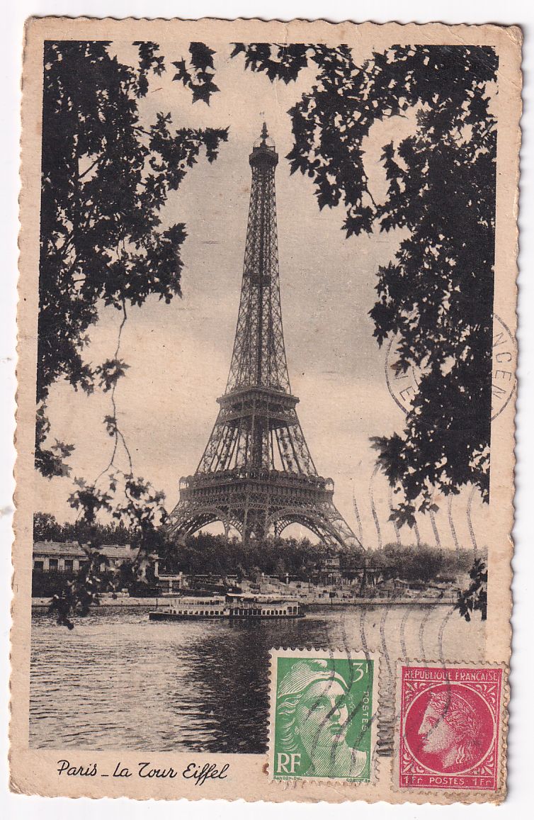 Carte postale Paris la tour Eiffel