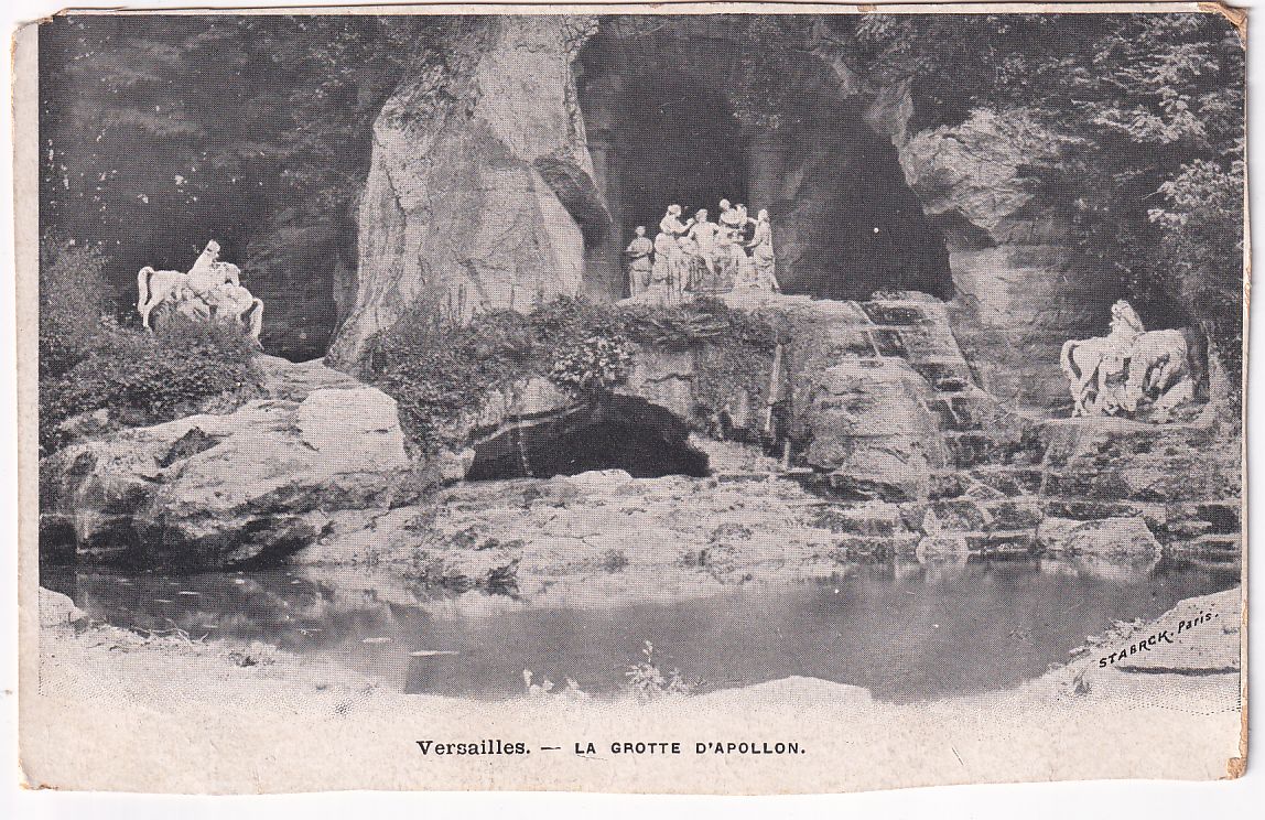 Carte postale Versailles la grotte d'Apollon