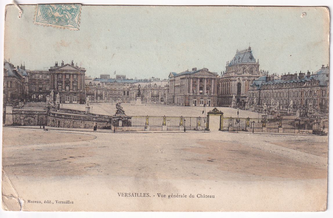 Carte postale Versailles vue général du château