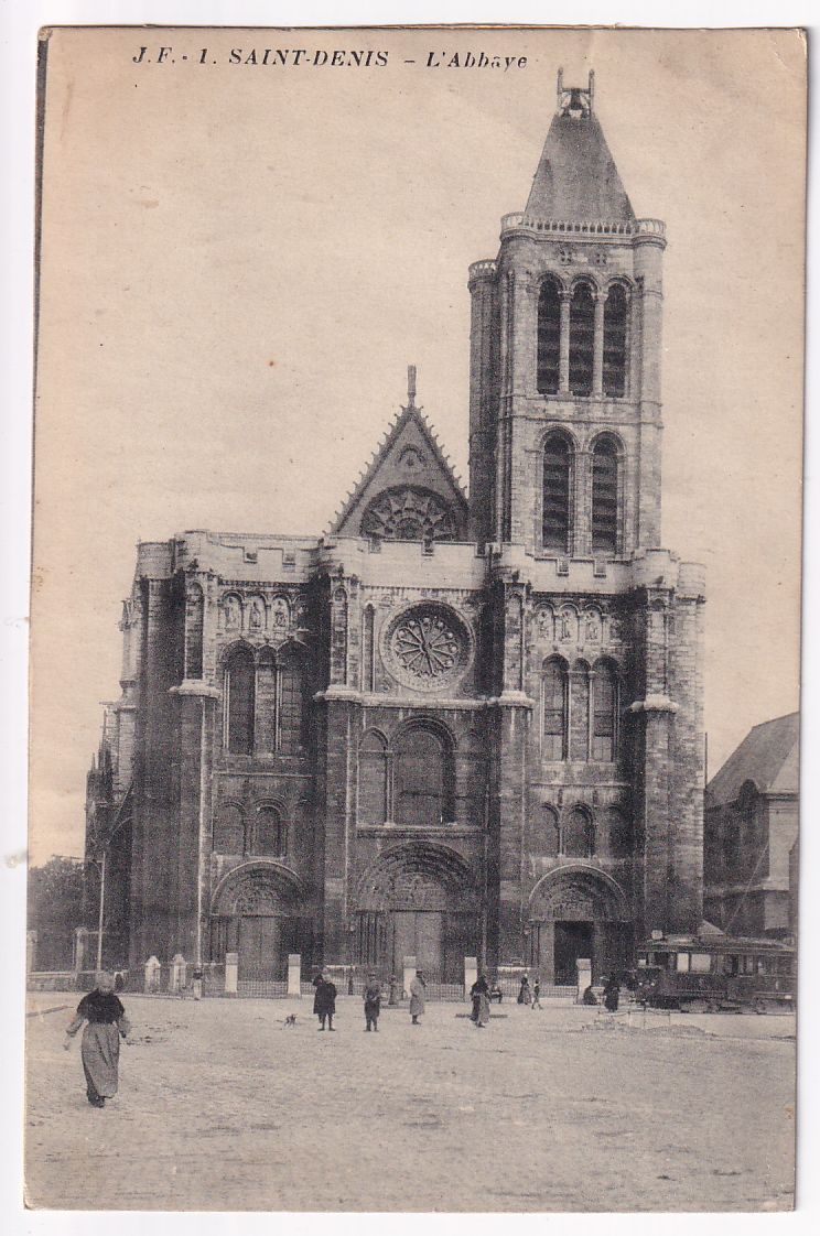 Carte postale Saint Denis l'abbaye