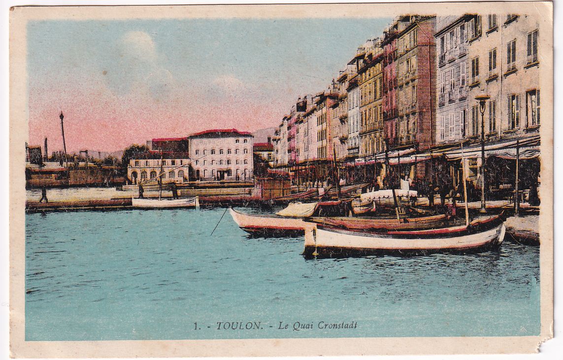 Carte postale Toulon le quai Cronstadt