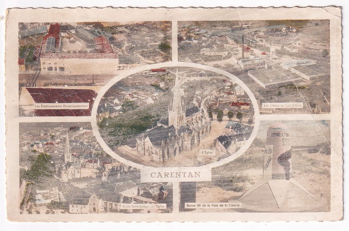 Carte postale Carentan vue général