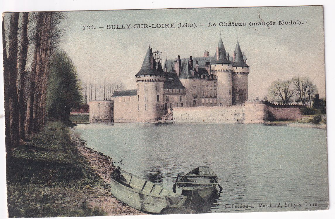 Carte postale Sully sur Loire le château manoir féodal