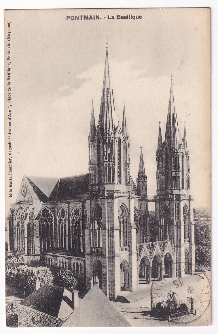 Carte postale Pontmain la basilique