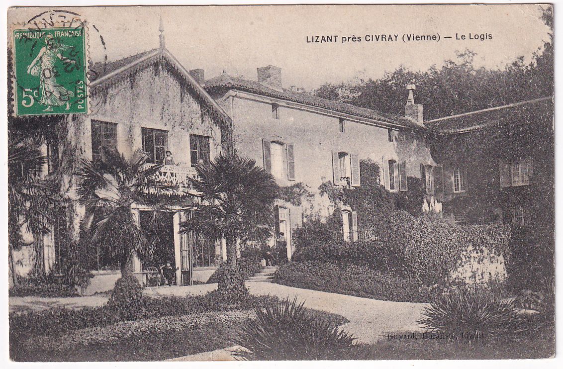 Carte postale Lizant prés Civray le logis