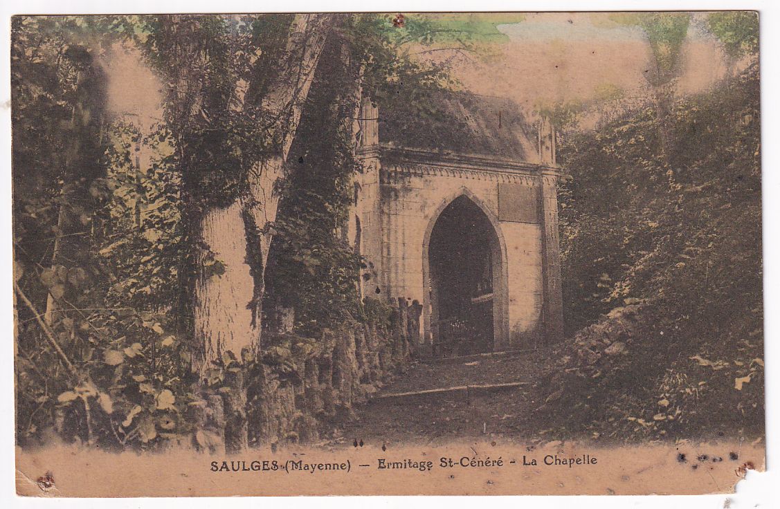 Carte postale Saulges Ermitage St Cénéré la chapelle