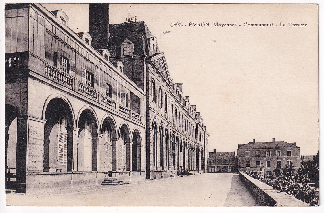 Carte postale Évron communauté la terrasse