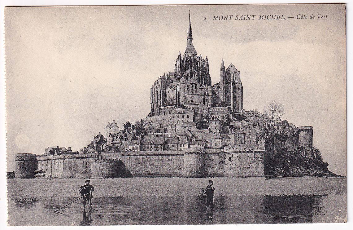 Carte postale Mont Saint Michel coté de l'est