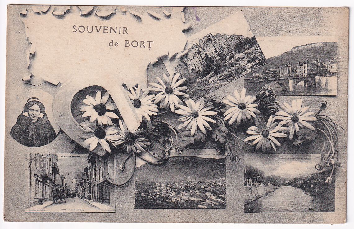 Carte postale souvenir de Bort