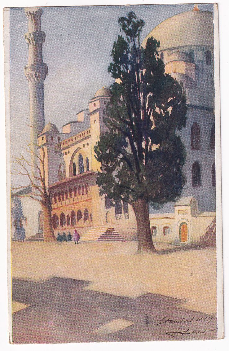 Carte postale Constantinople mosquée de Suleiman