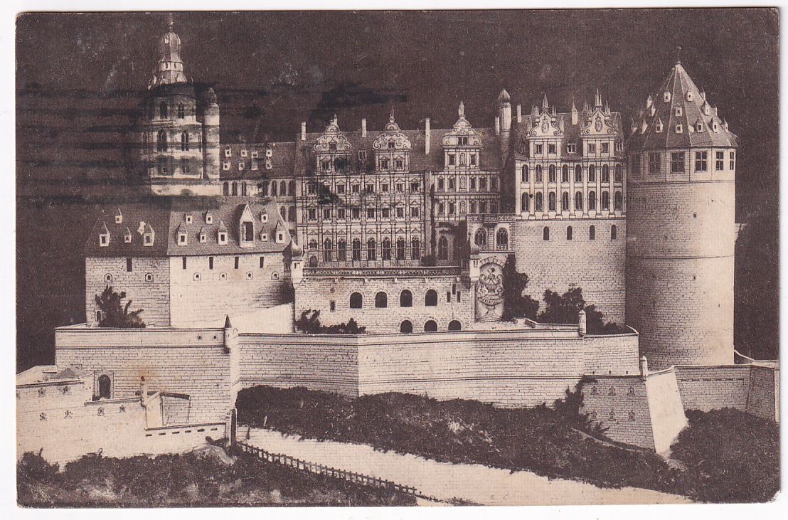 Carte postale Allemagne Château de Heidelberg