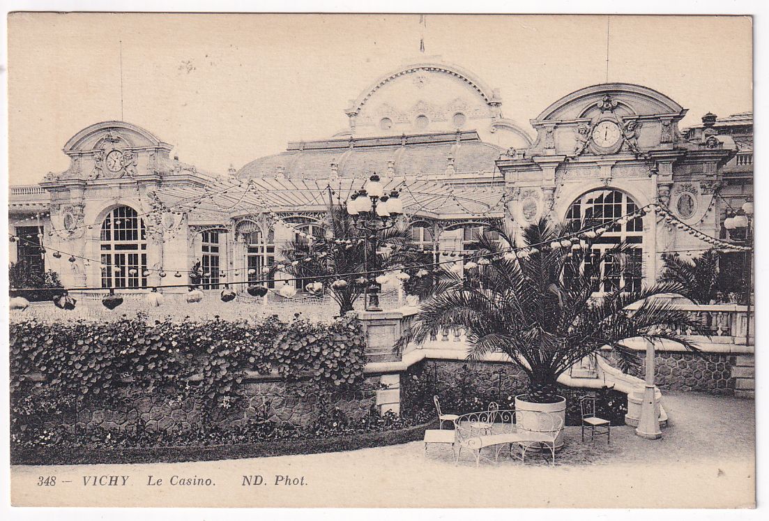 Carte postale Vichy le casino