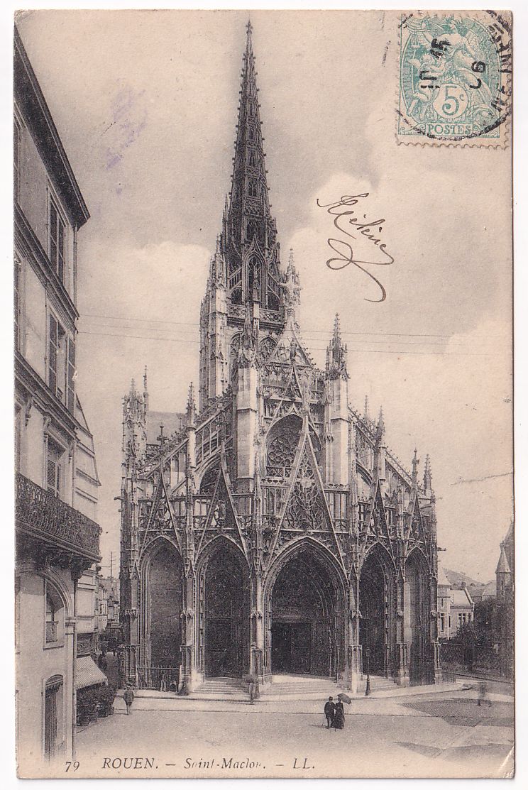 Carte postale Rouen Saint Maclou