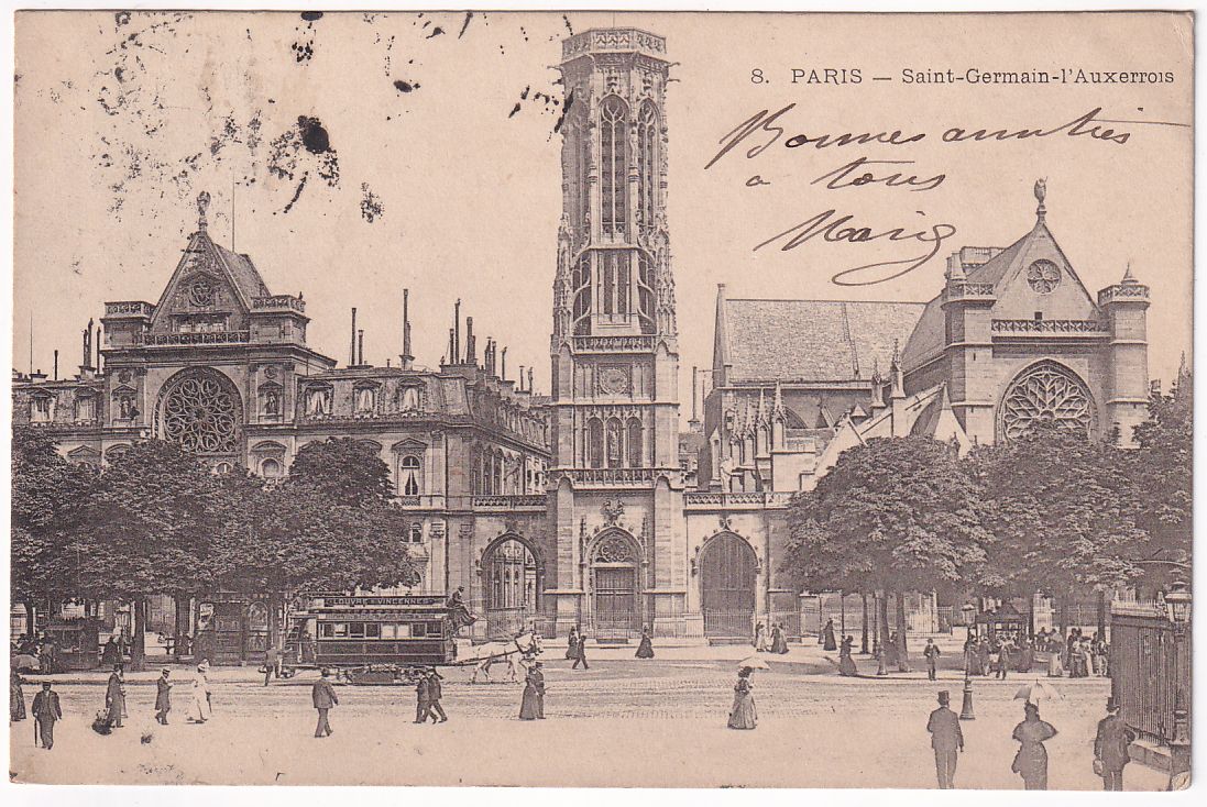 Carte postale Paris Saint Germain l'Auxerrois