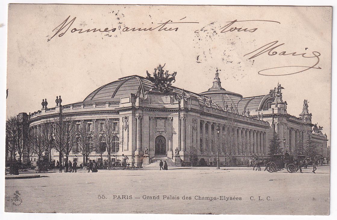 Carte postale Paris grand palais des Champs-Élysées