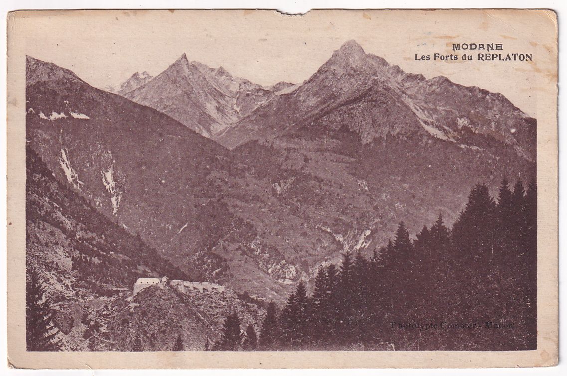 Carte postale Modane les forts du Replaton