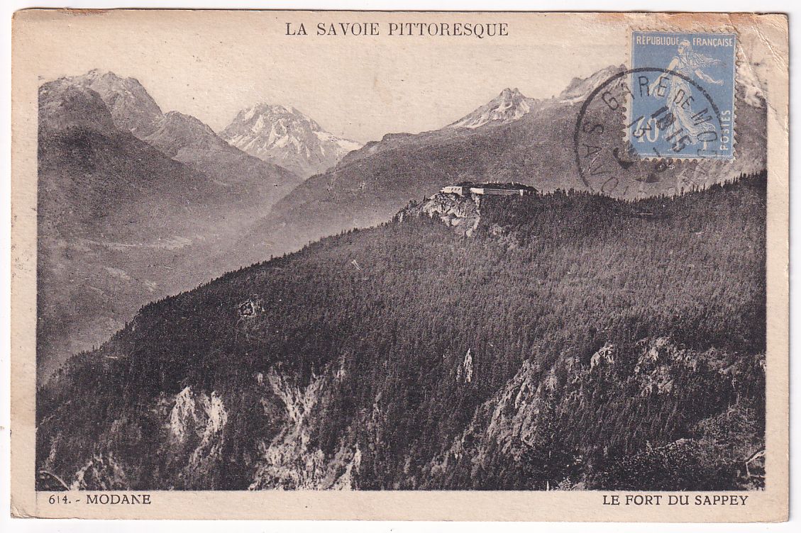 Carte postale Modane le fort de Sappey