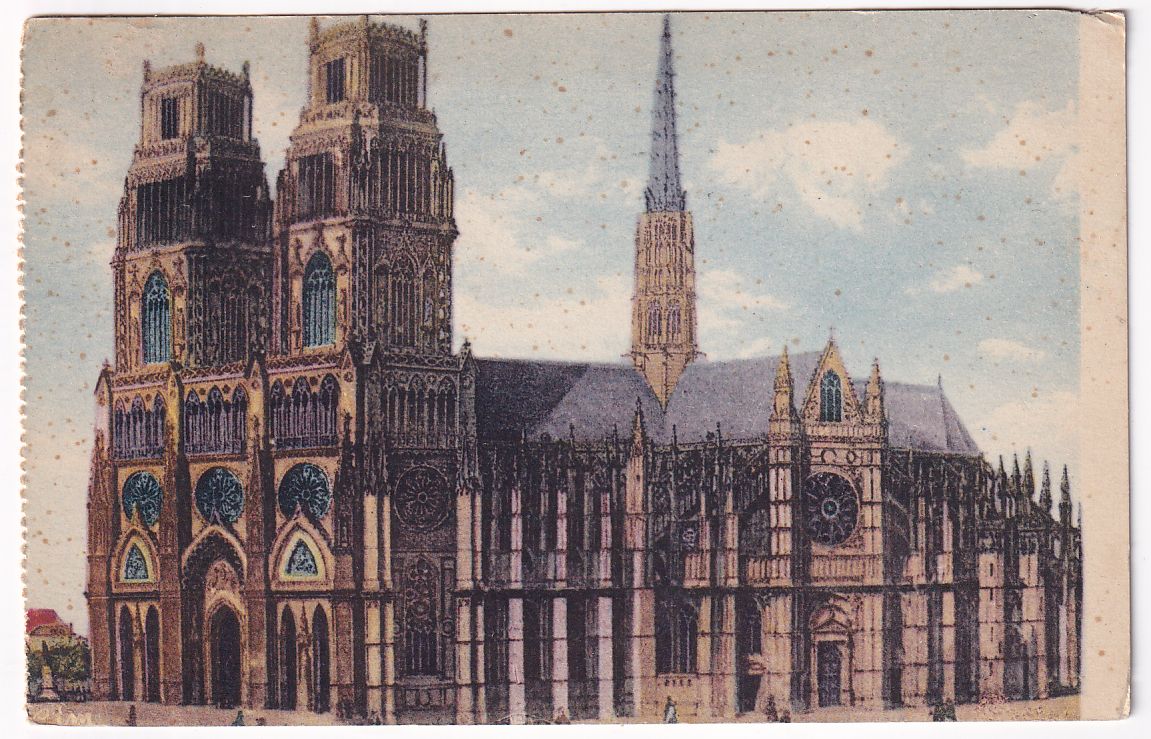 Carte postale Cathédrale d'Orléans vue d'ensemble