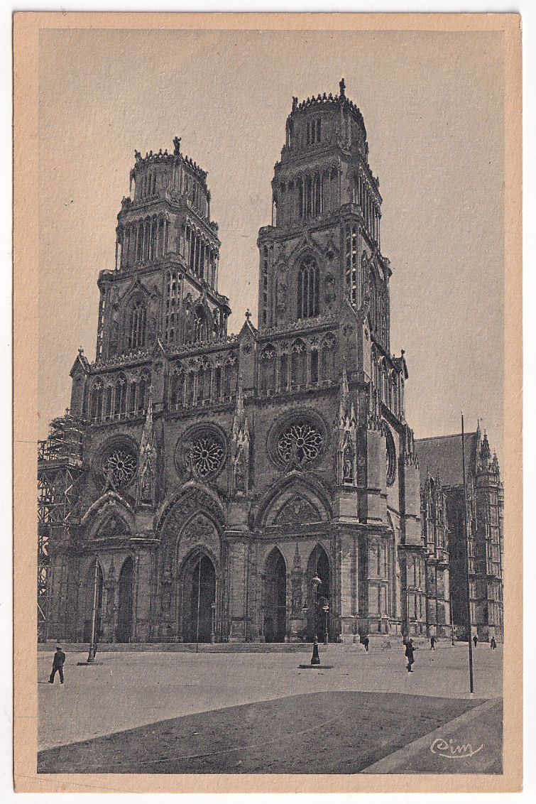 Carte postale Orléans la cathédrale Sainte Croix