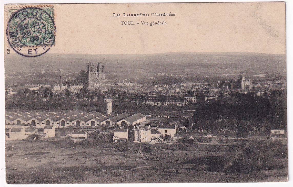 Carte postale Toul vue générale