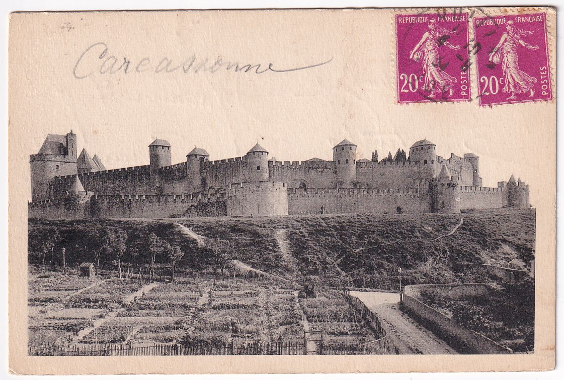 Carte postale Cité de Carcassonne ensemble nord