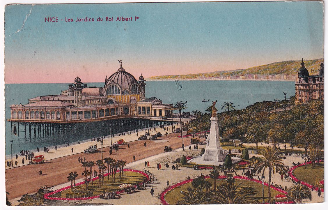 Carte postale Nice les jardins du roi Albert 1°