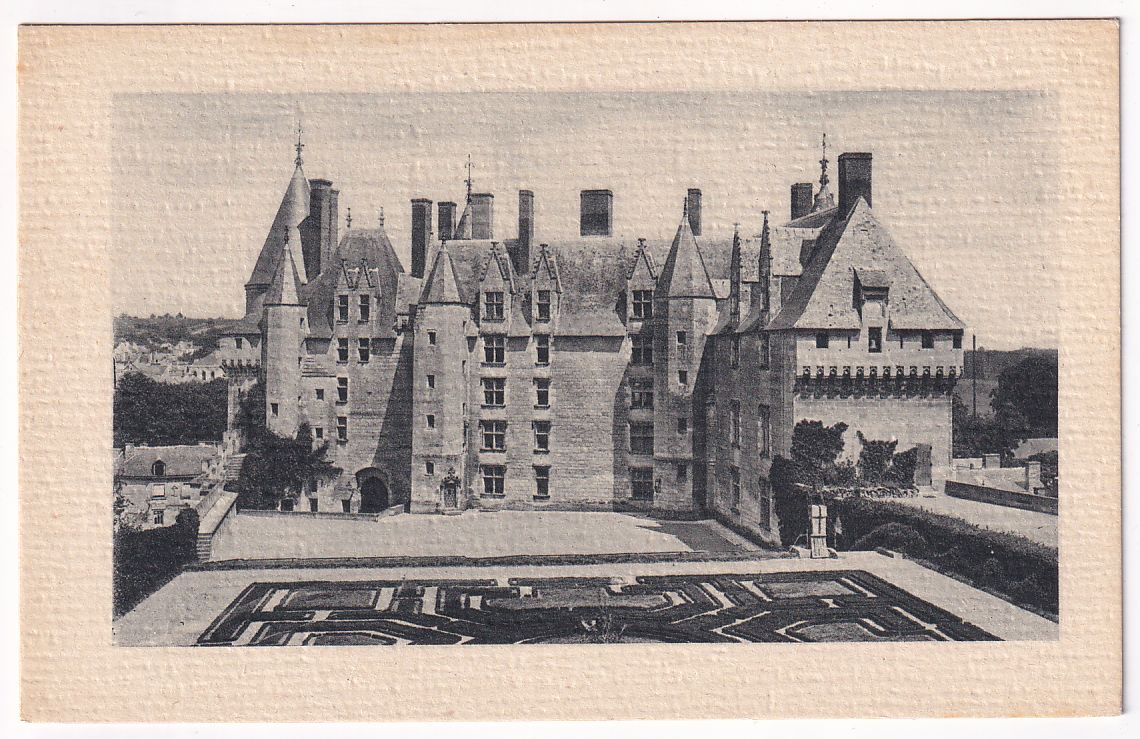 Carte postale Langeais le château coté Ouest