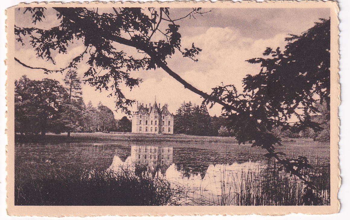 Carte postale château de la Boissière par saint Aubin de Baubigné