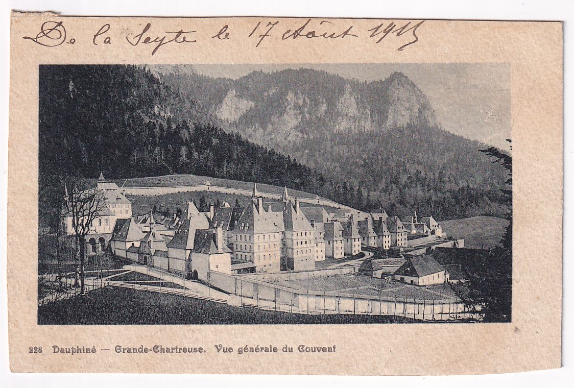 Carte postale Grande Chartreuse vue générale du Couvent