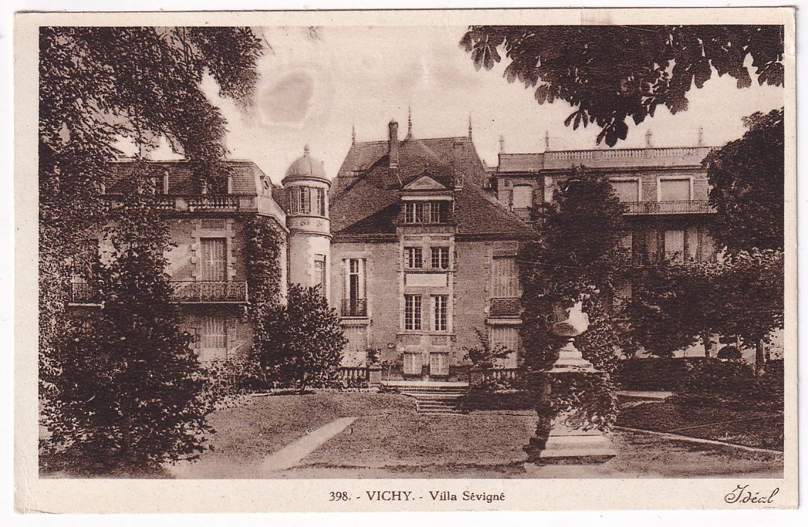 Carte postale Vichy villa Sévigné