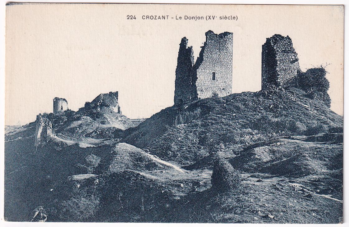 Carte postale Crozant le donjon XV° S